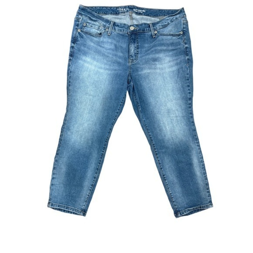 Torrid Women's 18 S Skinny‎ Ankle Jeans Grunge Y2K Retro Boho Festival Casual - Picture 7 of 12